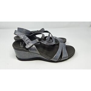 Dansko Sandals Womens Sz 42 US 11.5 Addyson Blue Gray‎ Strappy Wedge Heels Shoes